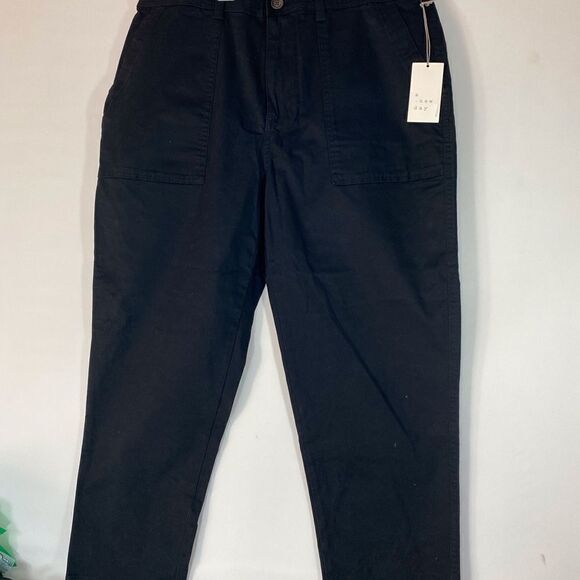 A New Day Women’s Black Stretch Jeans 16R Slim - Picture 1 of 3